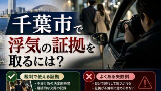 千葉市で浮気の証拠を取るには?裁判で使える証拠と失敗例を解説
