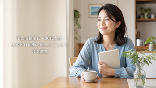 千葉市稲毛区・30代女性|夫の休日出勤が増えたことから浮気調査