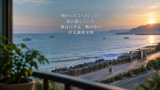 【鴨川市】「朝からどこへ行くの?」妻が隠していた休日の予定|浮気調査実例