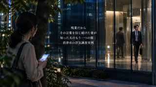 【君津市】「残業だから」その言葉を信じ続けた妻が知った夫のもう一つの顔|浮気調査実例